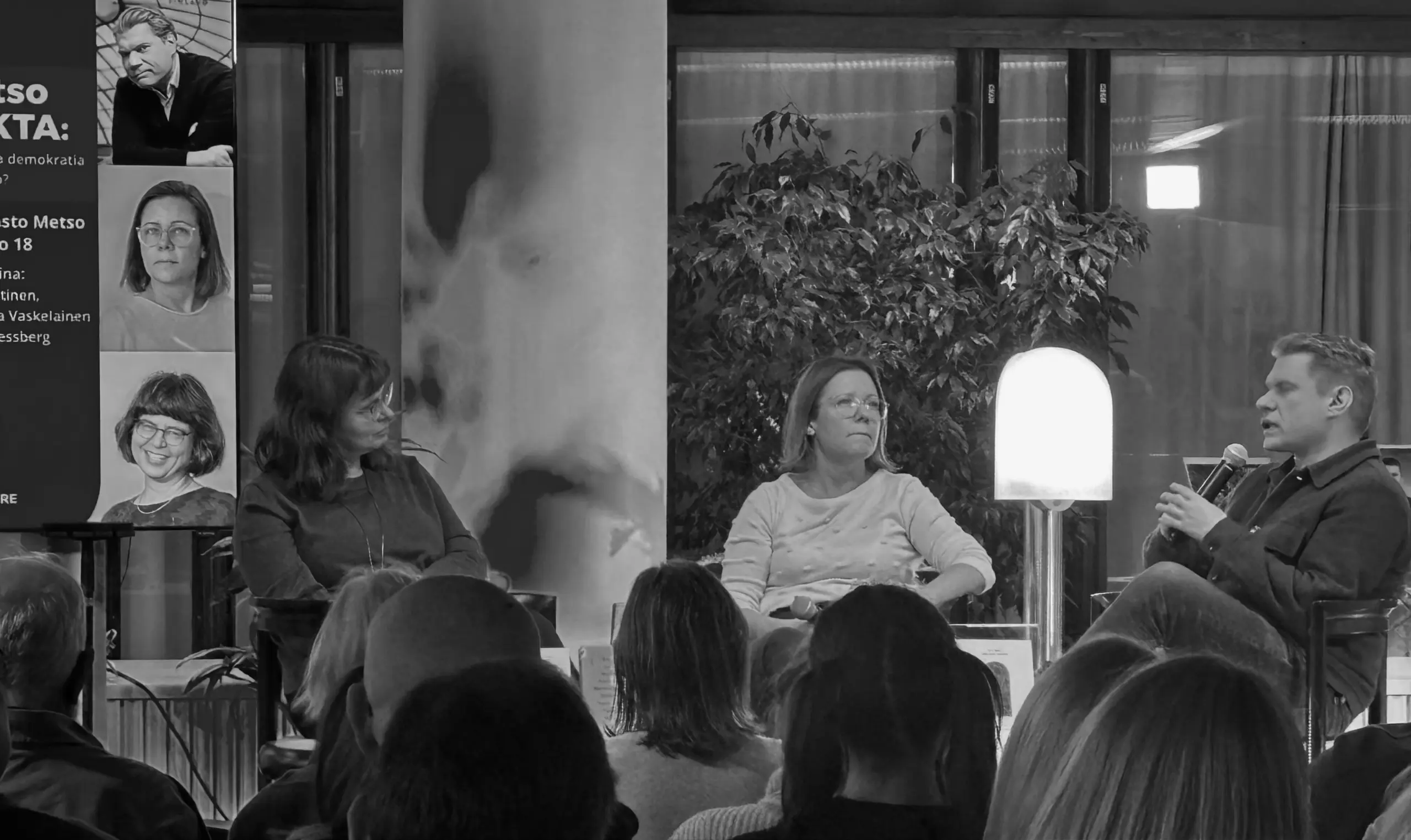 Metso FAKTA -tilaisuuden panelistit